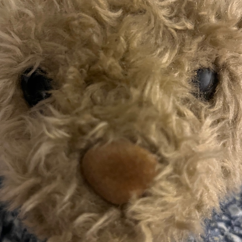 Vintage Build A Bear Plush Teddy Bear with Gathered top & Bow - Picture 6 of 14